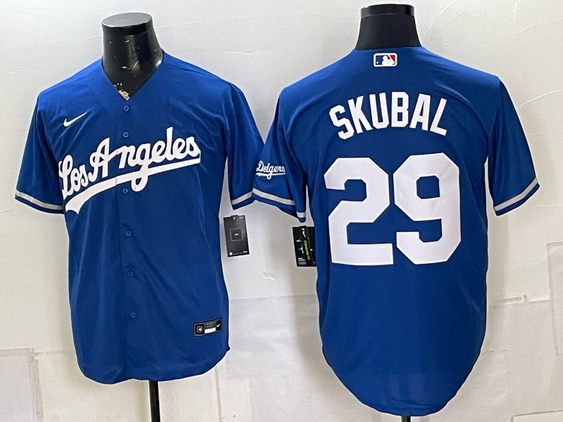 men Los Angeles Dodgers #29 Skubal blue Game 2026 Nike MLB Jersey 0807001->los angeles dodgers->MLB Jersey